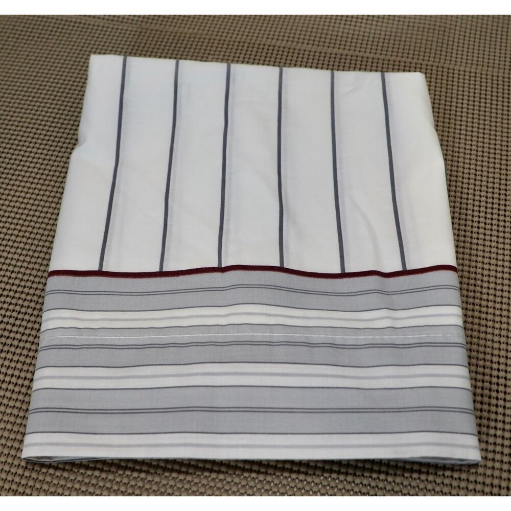 Cannon Pillowcase King Striped 60% Cotton Percale USA